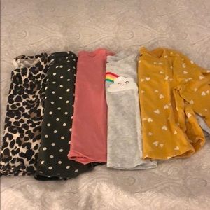 Set of 5 long sleeve shirts